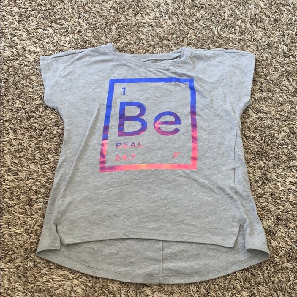 Gray shirt